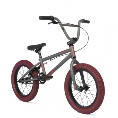 BMX Велосипед Stolen Agent 16 MATT RAW/RED 2020, цвет Бесцветный