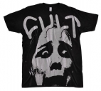  Cult Face Logo Tee, цвет: Чёрный-Хром, Размер: L